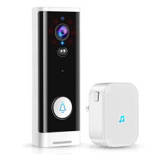 WiFi Video Doorbell 1080P Wireless Smart Door Bell Camera 2-Way Talk PIR Motion Detection  Night Vision TuyaSmart APP